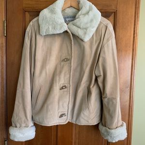 Suede & Faux Fur Jacket